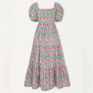 NWT Pink City Prints Lilac Border Jodhpur Dress Size XS